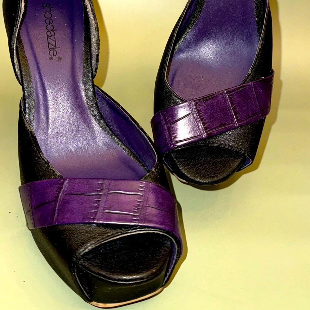 Purple/Black Sz 6 Platform